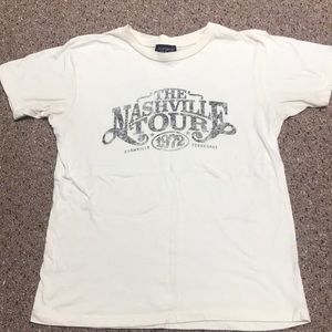 Topshop Nashville off-white tee